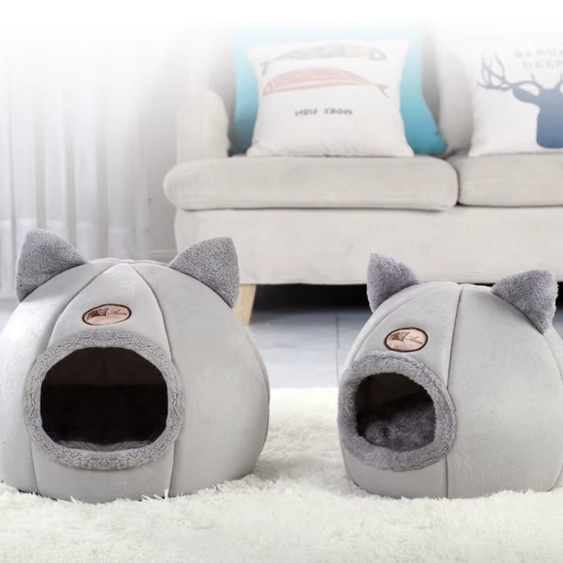 Bed Cats Winter Warm and Cold Proof Pet Home Nest Cat Accessories Cat Cave Bed Cat House Pet Supplies