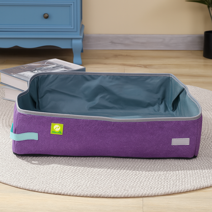 Foldable Waterproof Cat Litter Box with Oxford Cloth