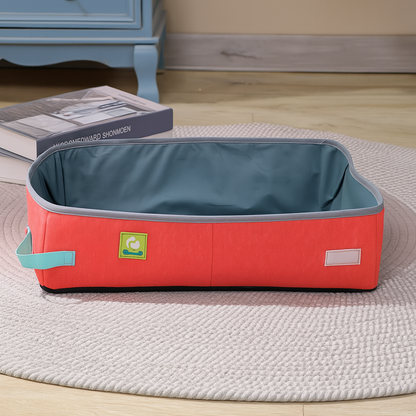 Foldable Waterproof Cat Litter Box with Oxford Cloth
