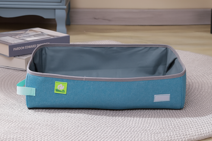 Foldable Waterproof Cat Litter Box with Oxford Cloth