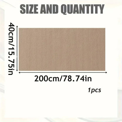 Self-Adhesive Cat Scratch Mat Durable Furniture Protector DIY Customizable Cat Scratching Pad for Couch Sofa Protection