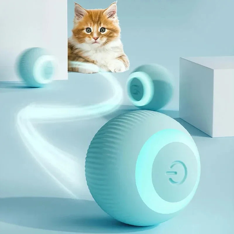 Cat Interactive Ball Smart Cat Toys Indoor Automatic Rolling Magic Ball Electronic Interactive Cat Dog Toy Pet Game Accessories