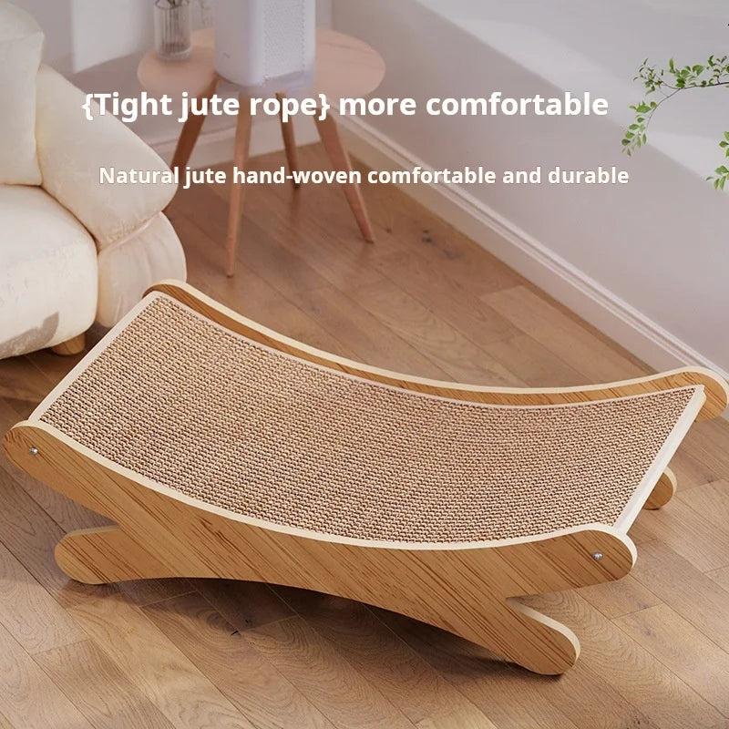 Durable Sisal Cat Scratching Board & Pad - Cozy Lounge Bed, Kitten Training Mat, Wear-Resistant Pet Grinding Toy with Sleep Spot