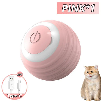 Cat Interactive Ball Smart Cat Toys Indoor Automatic Rolling Magic Ball Electronic Interactive Cat Dog Toy Pet Game Accessories