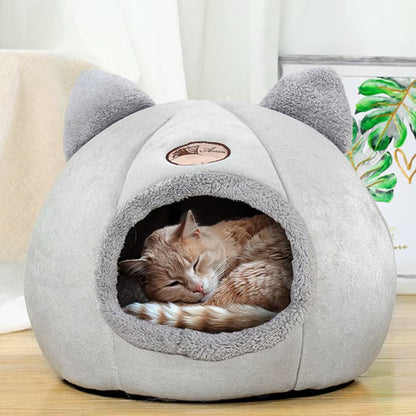Bed Cats Winter Warm and Cold Proof Pet Home Nest Cat Accessories Cat Cave Bed Cat House Pet Supplies