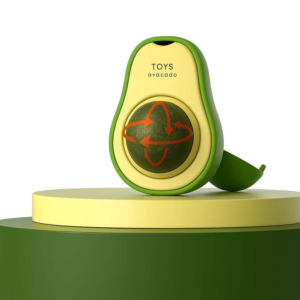 Avocado Catnip Dental Ball for Cats