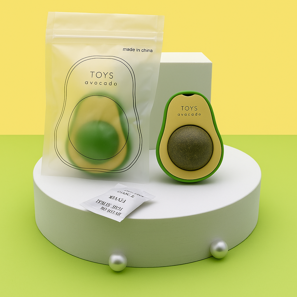 Avocado Catnip Dental Ball for Cats